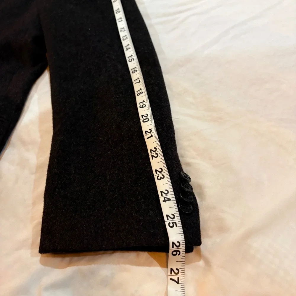 Michael Kors Mens 46L Blazer 100% Camel‎ Hair Charcoal Grey Sport Coat 2 Button